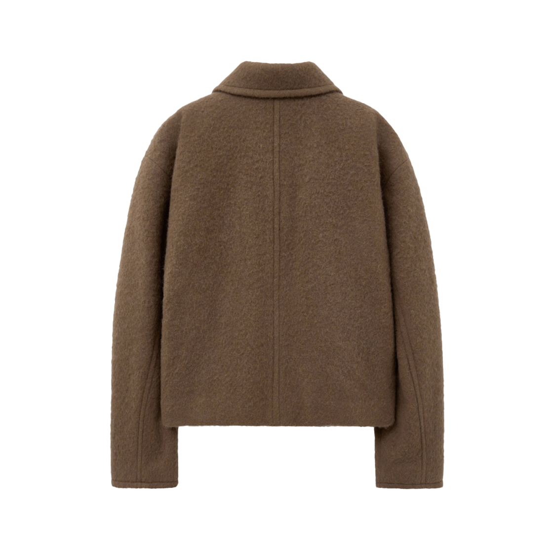 인사일런스우먼 헤어리 알파카 하프 코트 카멜(INSILENCE WOMEN Hairy Alpaca Half Coat CAMEL) - 2