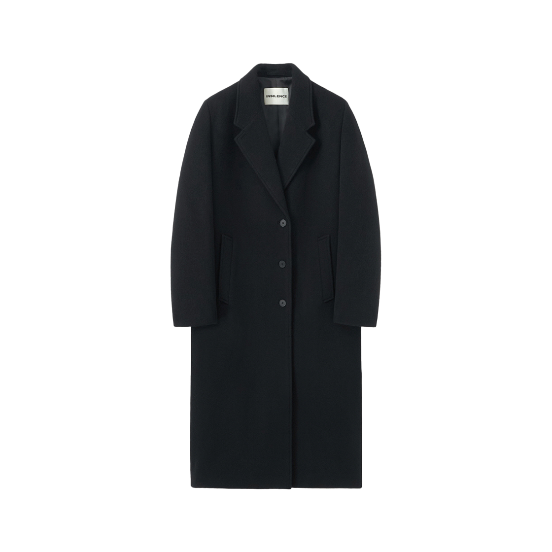 IW2F4CT01BK INSILENCE WOMEN Classic Maxi Coat BLACK