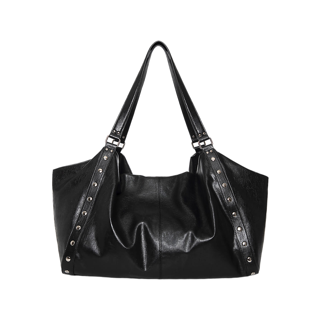 마뗑킴 엣지 스터드 빅 백 블랙(Matin Kim Edge Stud Big Bag In Black) - 3