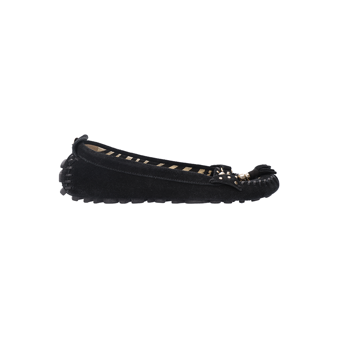 ITJF4RKT736U Jimmy Choo Zephyr Suede Driving Shoes Moccasins Black