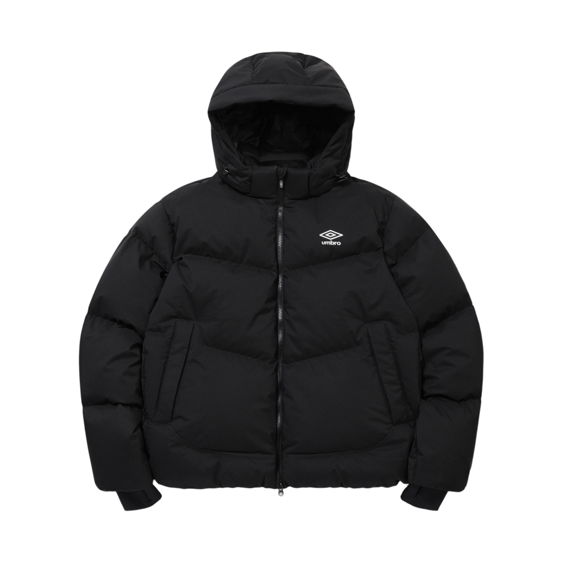 UR423SDJN3-BLK0 Umbro Active Flight Hooded Goose Down Jacket Black
