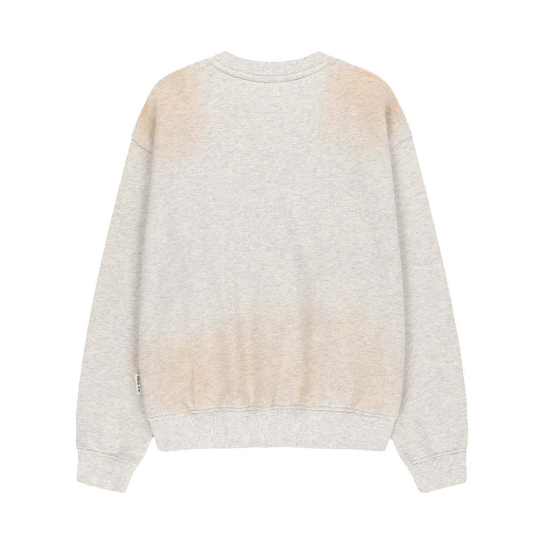 마뗑킴 빈티지 스프레이 로고 스웨트셔츠 라이트 베이지(Matin Kim Vintage Spray Logo Sweatshirt In Light Beige) - 2