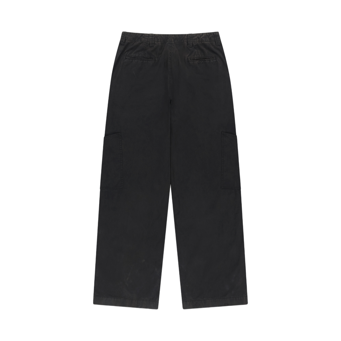 마뗑킴 페이디드 왁스 팬츠 블랙(Matin Kim Faded Wax Pants In Black) - 2