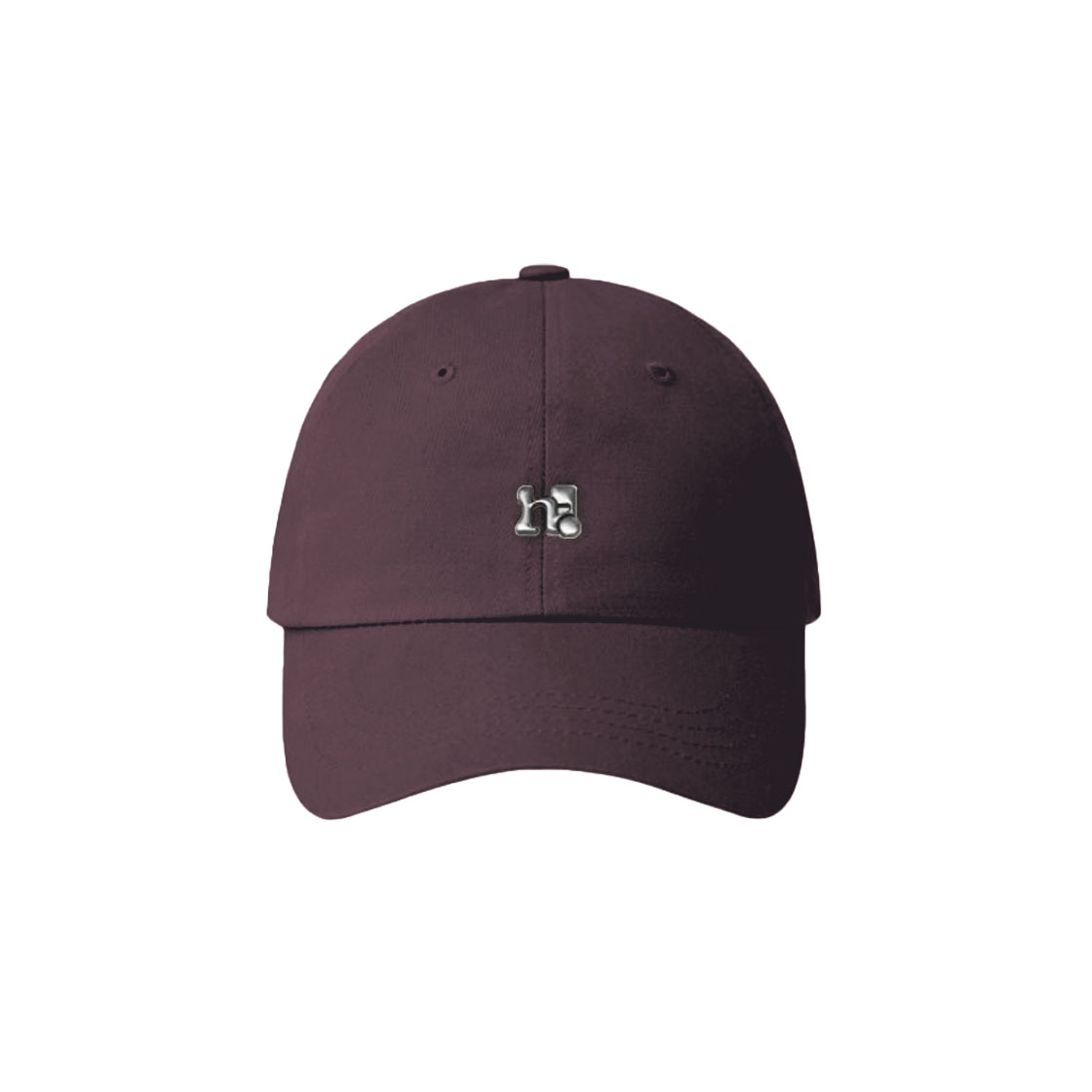 홀리넘버세븐 홀리 심볼 스몰 로고 볼캡_버건디(Holy Number 7 Holy Symbol Small Logo Ball Cap_Burgundy)