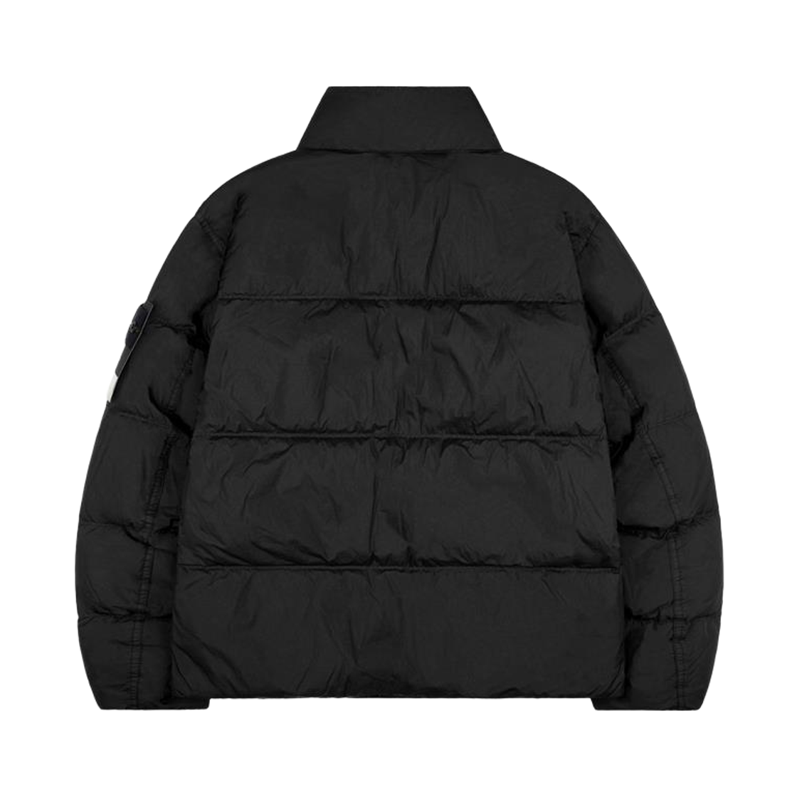 [15% 쿠폰] 스톤 아일랜드 4100037 크링클 랩스 NY 후드 숏 다운 자켓 블랙([15% 쿠폰] Stone Island 4100037 Crinkle Reps NY Hooded Short Down Jacket Black) - 2