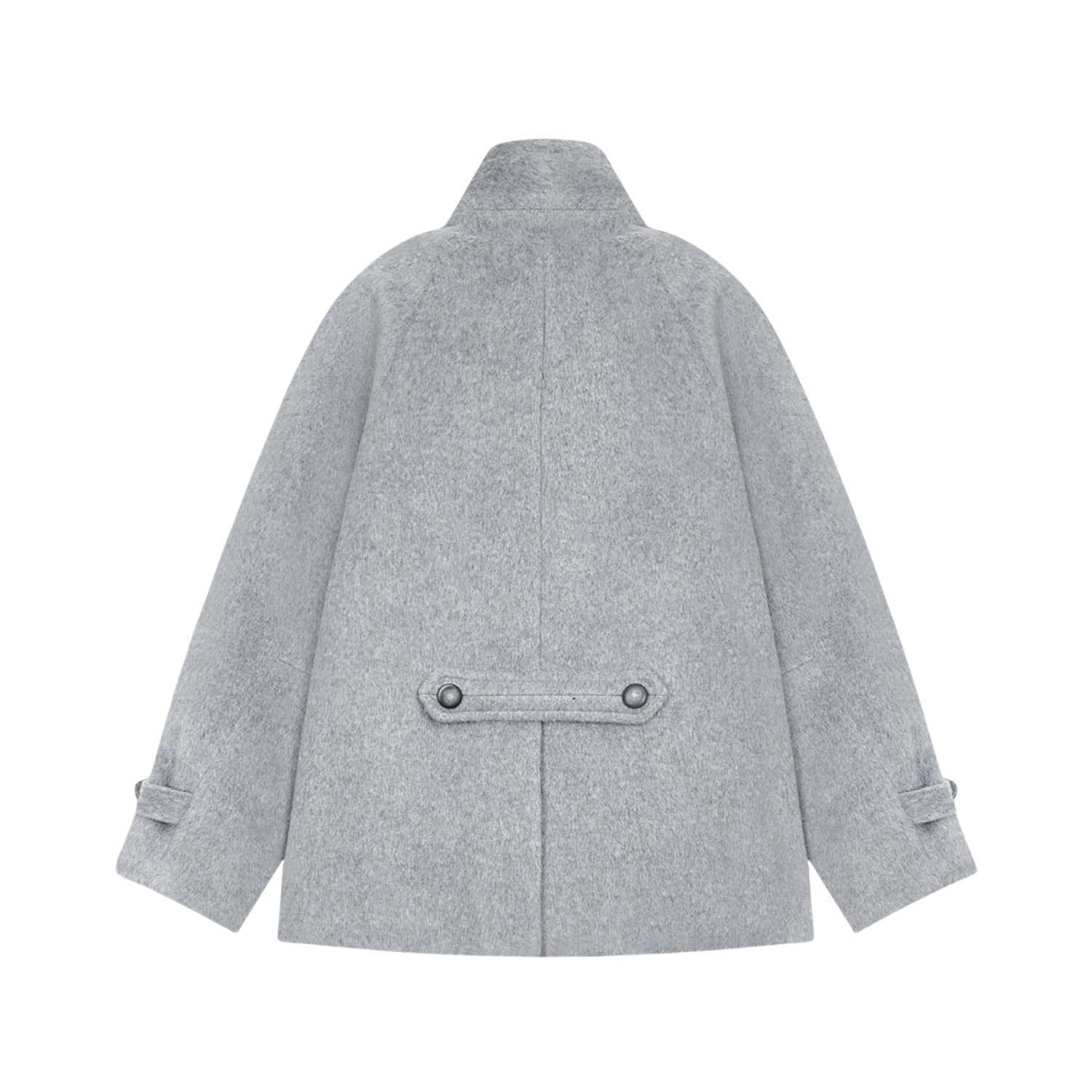 사파리스팟 라운드 카라 피코트 그레이(Safarispot Round Collar Pea Coat Gray) - 4