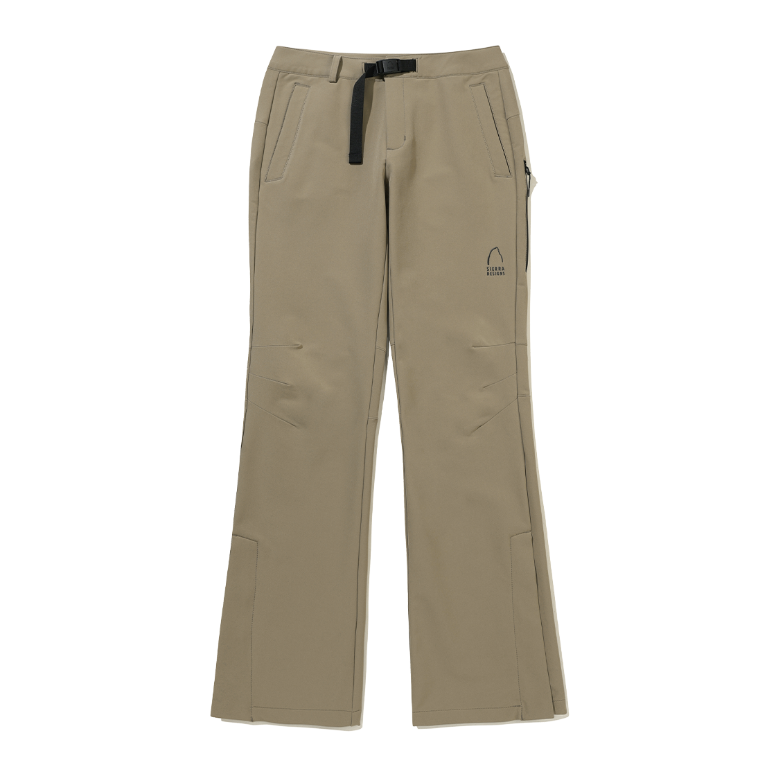 N6322SPT92KHK SIERRA DESIGNS W RAY Brushed Pants Flare Fit Khaki