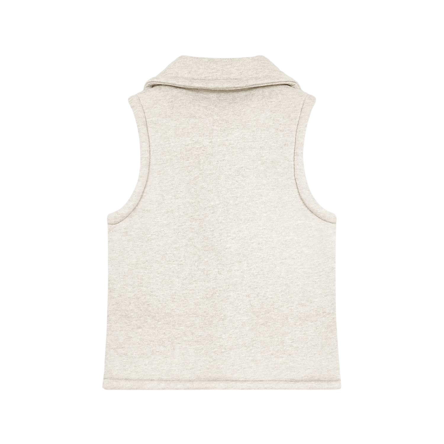 사파리스팟 라운드 카라 플리브 베스트 베이지(Safarispot Round Collar Fleeve Vest Beige) - 2