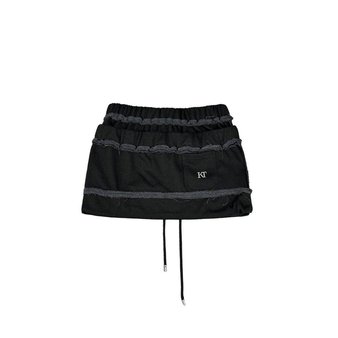 홀리넘버세븐 새깅 레이어드 미니스커트(Holy Number 7 Sagging Layered Mini Skirt) - 2