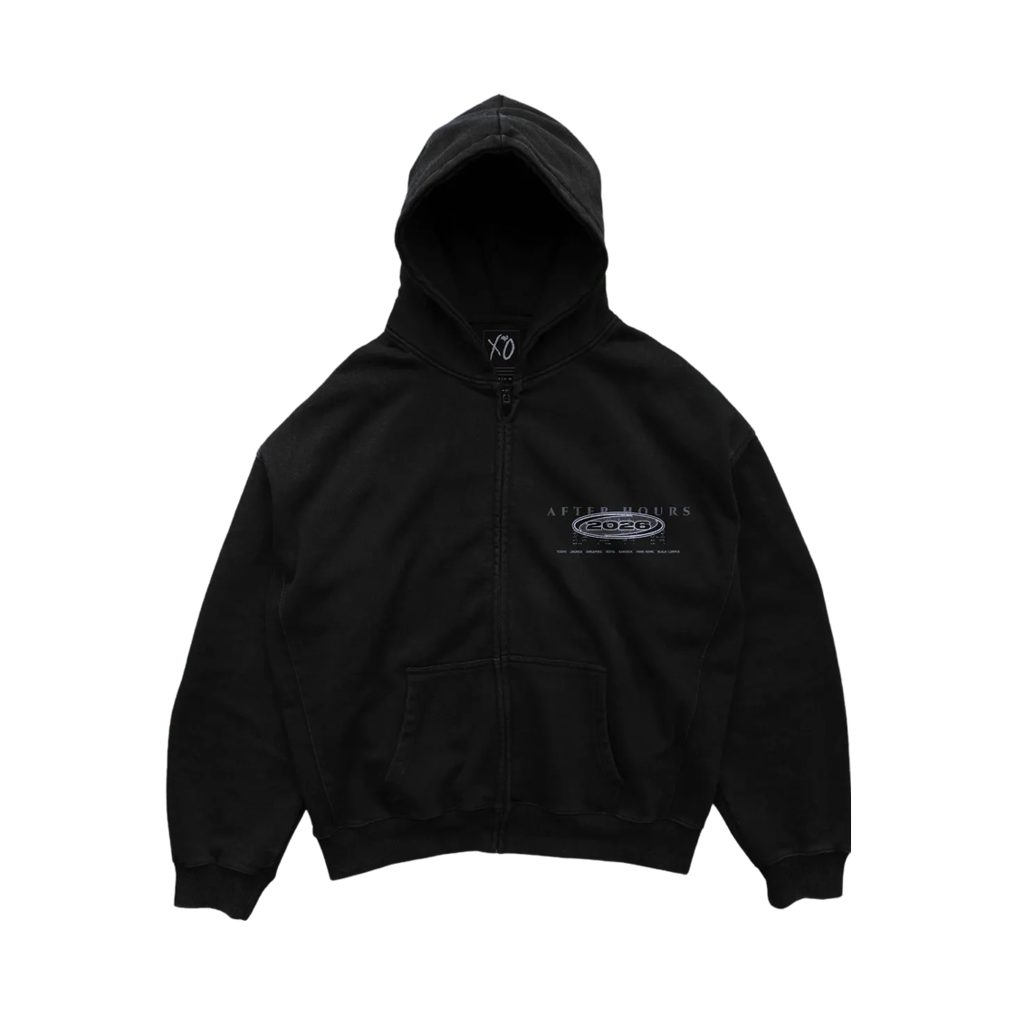 - The Weekend After Hours Till Dawn Pop Up Asia AHTD Eye Zip Hoodie Black