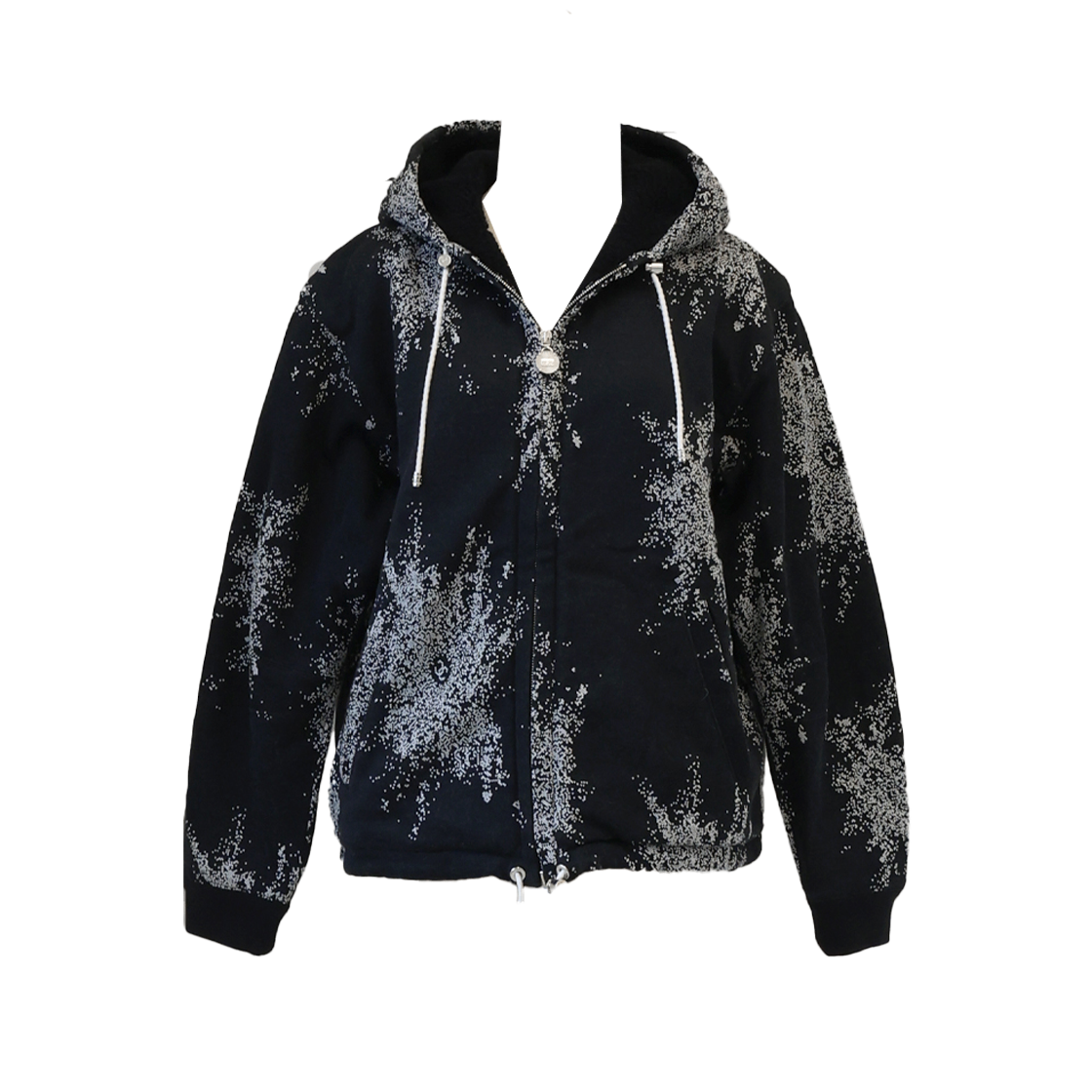 ITCCBNIAOBAV Chanel CC Logo Cotton Hoodie Jacket
