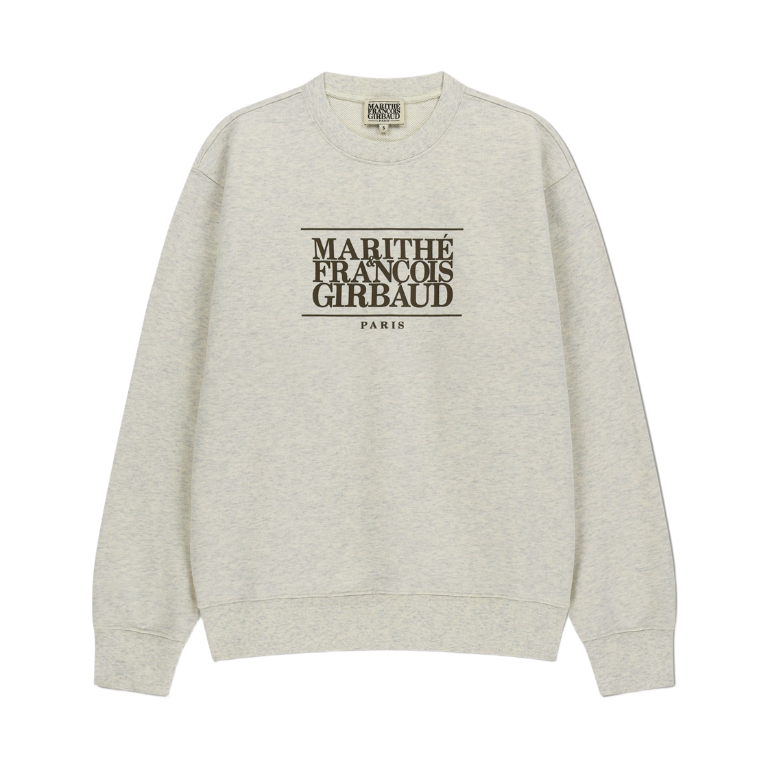 마리떼 프랑소와 저버 클래식 로고 스웨트셔츠 오트밀(Marithe Francois Girbaud Classic Logo Sweatshirt Oatmeal)