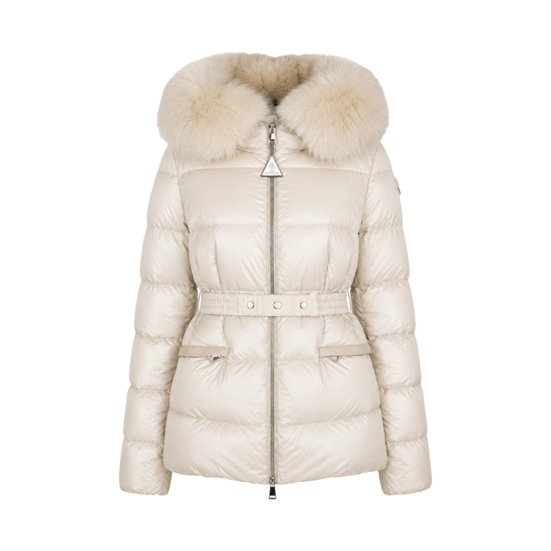 1A000 99 595FE 268 [15% 쿠폰] Moncler Boed Hooded Shearling Trim Down Jacket Ivory - 26FW