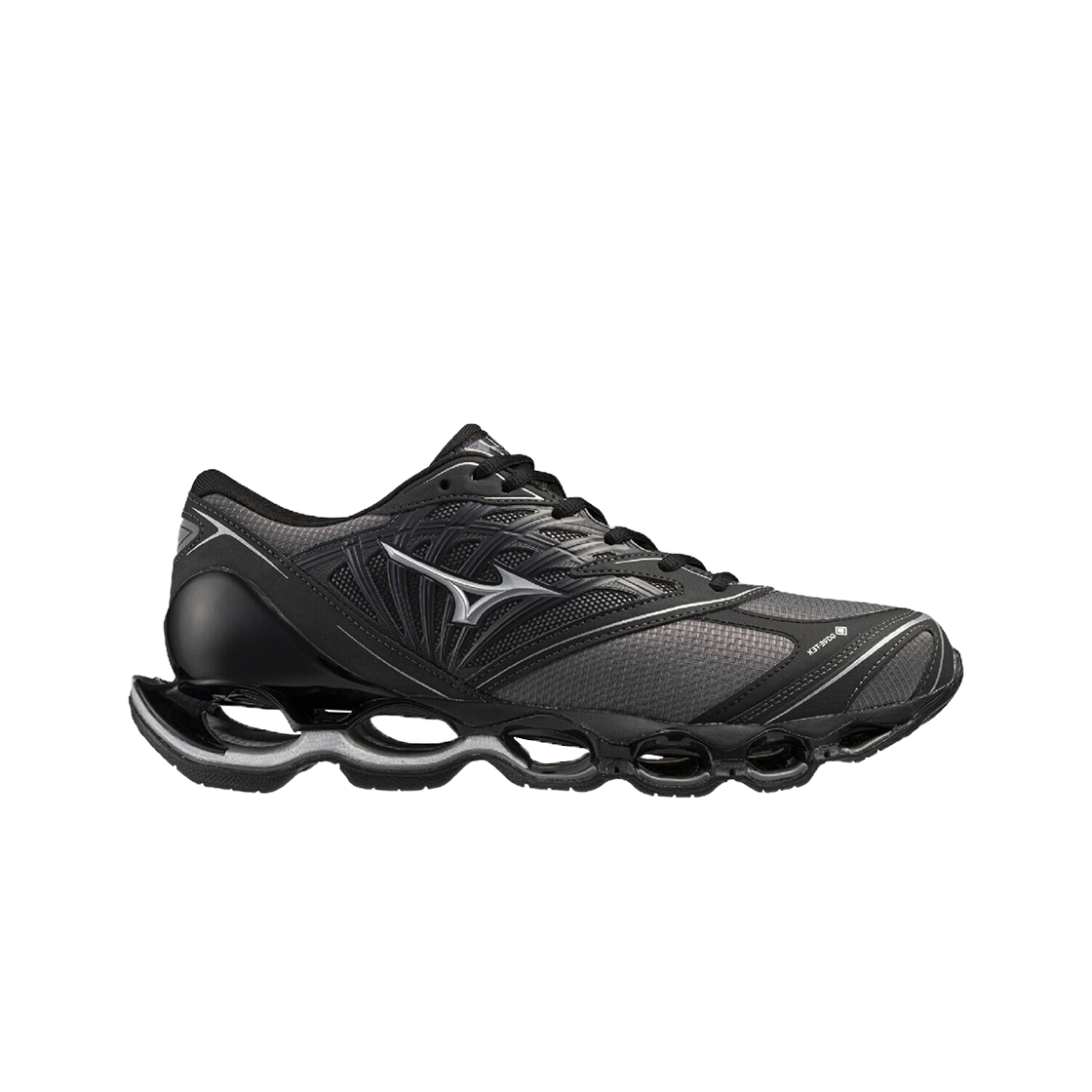 미즈노 웨이브 프로페시 LS GTX 콰이어트 셰이드 실버 블랙(Mizuno Wave Prophecy LS GTX Quiet Shade Silver Black)