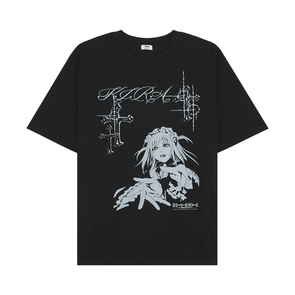 SPRLG49U03 Spao x Death Note Short Sleeve T-Shirt Black