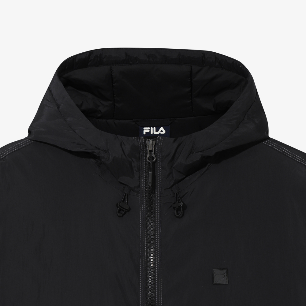 [5% 적립] 휠라 경량 후드 패딩 블랙([5% 적립] FILA Lightweight Hood Puffer Jacket Black) - 4