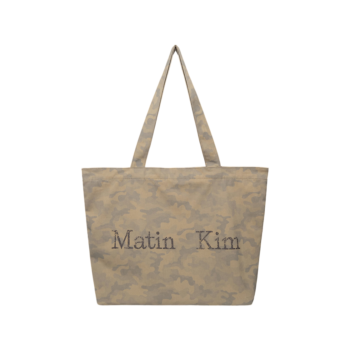 MK2677BG058MKH Matin Kim Washed Pattern Ecobag In Khaki