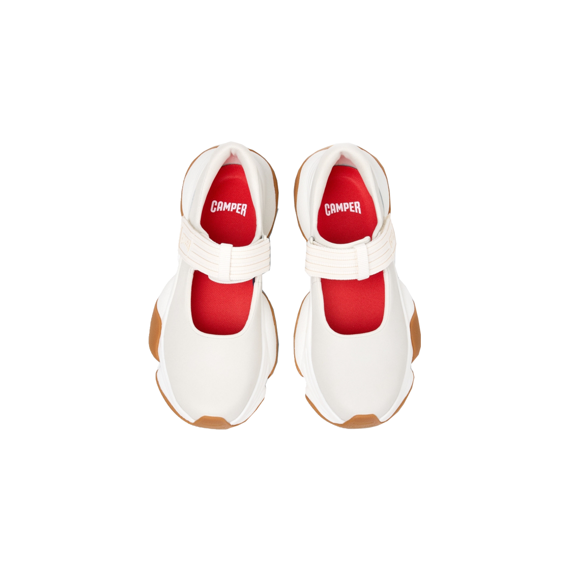 캠퍼 여성 카스트2 스니커즈 아이보리(Camper Women Karst 2 Sneakers Ivory) - 3