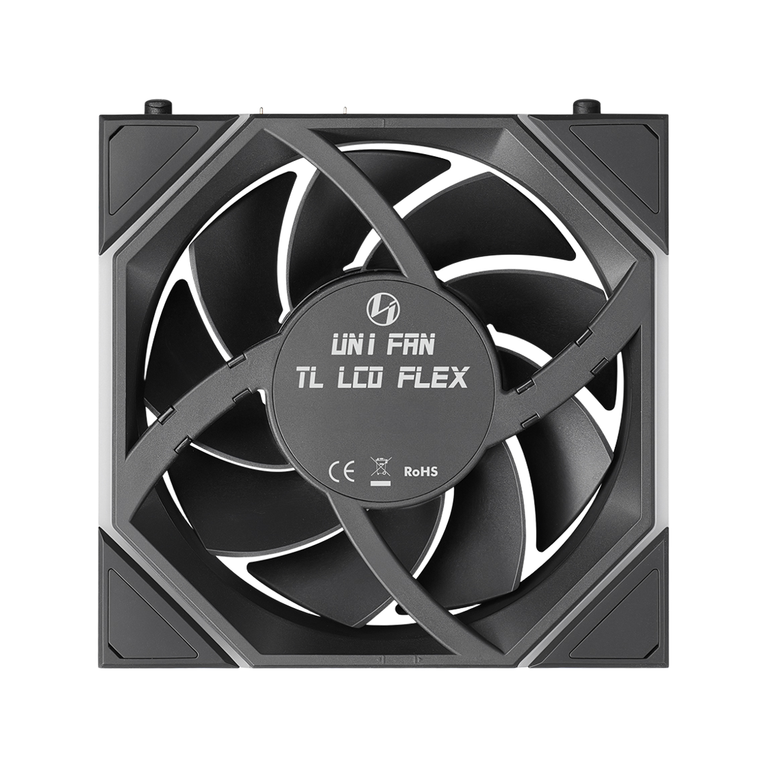 리안리 UNI FAN TL FLEX LCD 120 (3팩, 블랙)(LIAN LI UNI FAN TL FLEX LCD 120 3-Pack Black) - 3