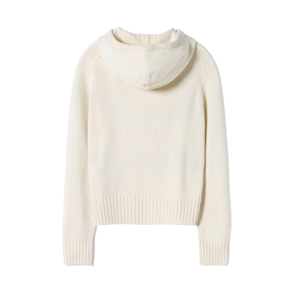릴리 오브 건지 에어울 후드 버튼넥 니트 아이보리(Lily of Guernsey Air Wool Hooded Button Neck Knit Ivory) - 2