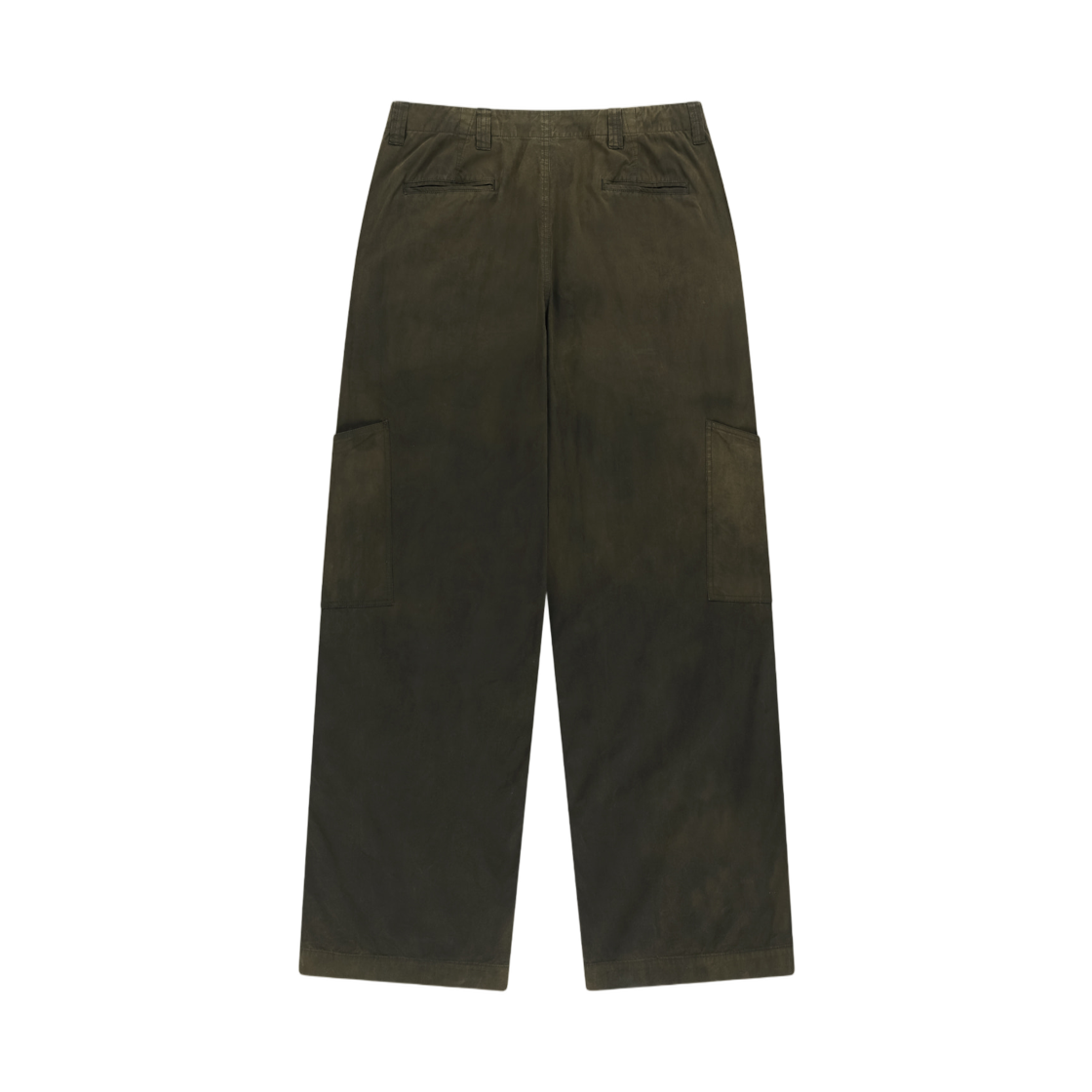 마뗑킴 페이디드 왁스 팬츠 카키(Matin Kim Faded Wax Pants In Khaki) - 2