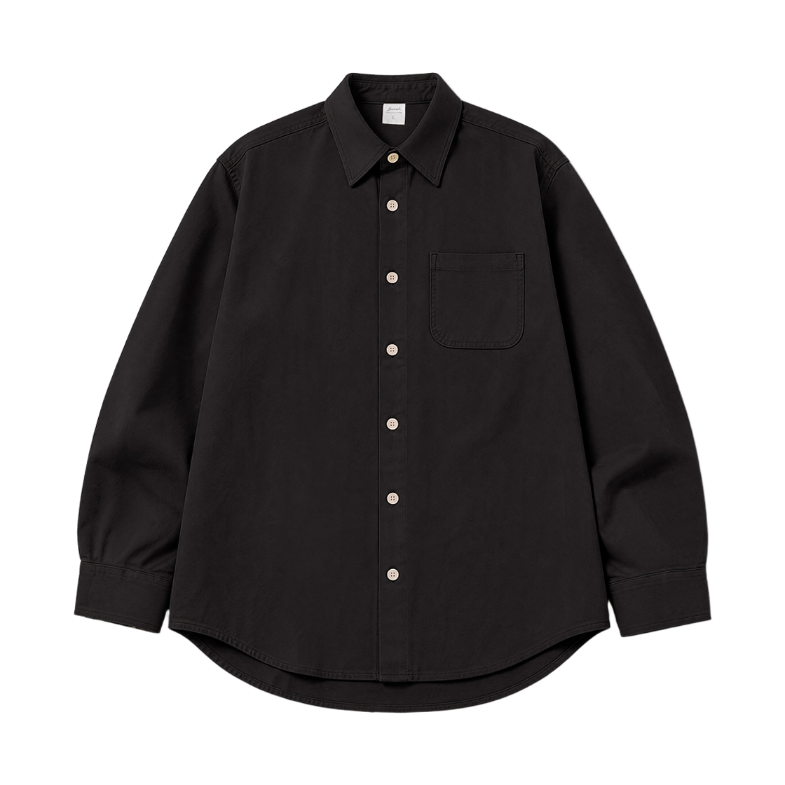 ISLS2720_black_29 JEMUT Weld Heavy Cotton Shirt Black ISLS2720
