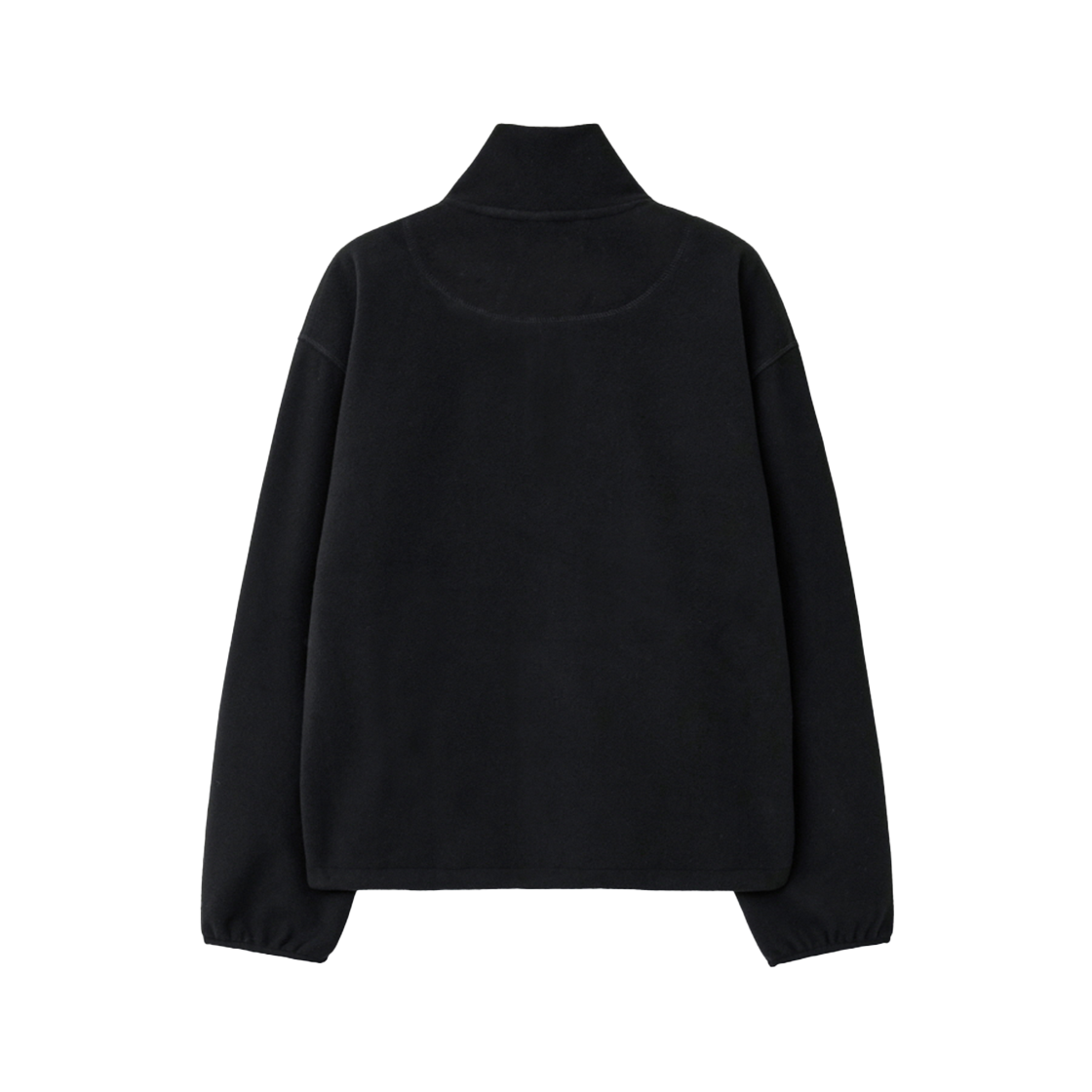 인사일런스우먼 클래식 플리스 쿼터집 블랙(INSILENCE WOMEN Classic Fleece Quarter-Zip BLACK) - 2