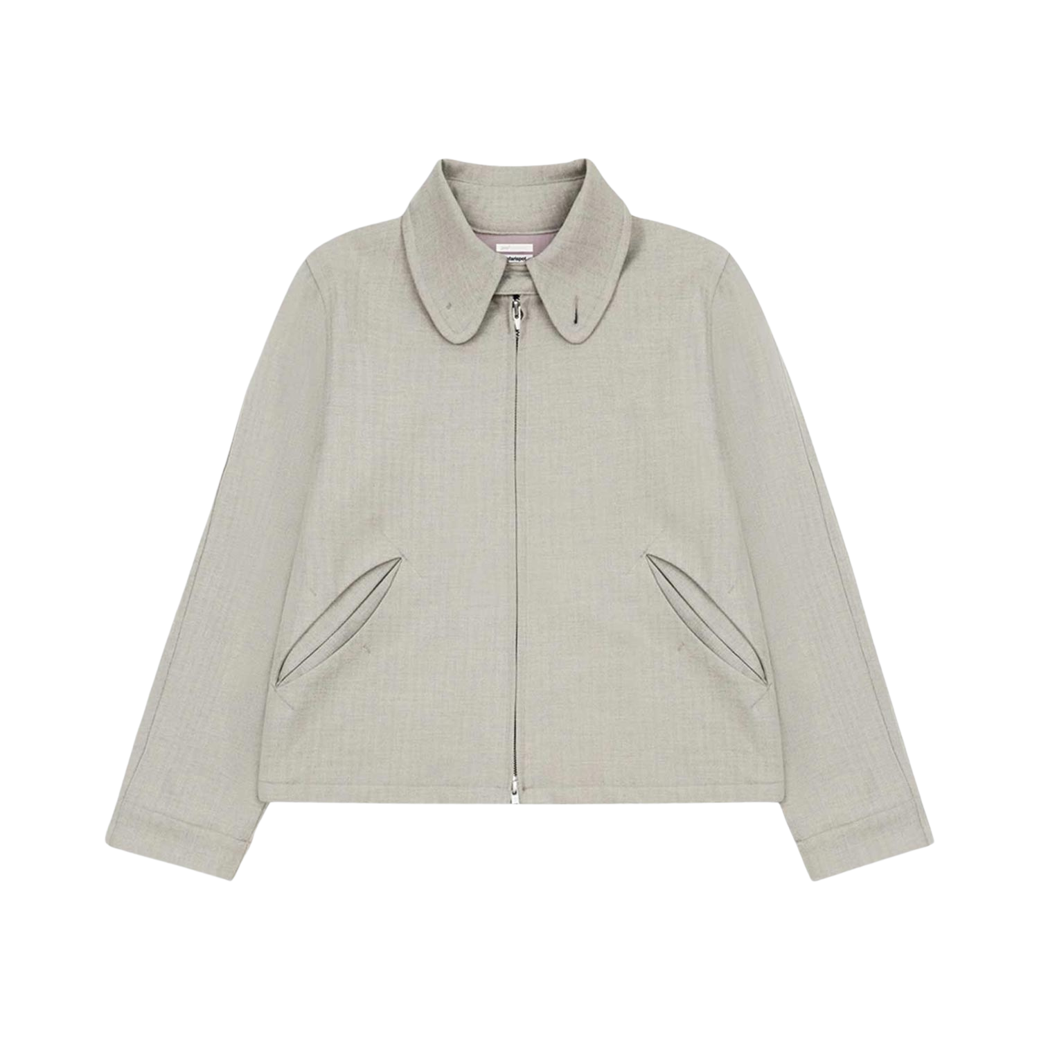 SCGFW23WWJ003BEG Safarispot Harringbone Padded Blouson Beige