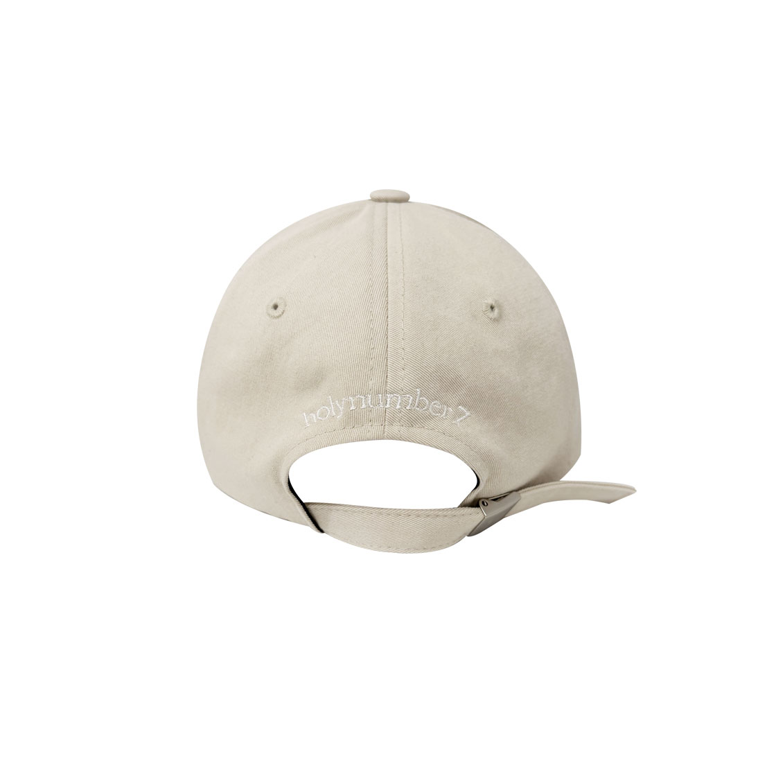 홀리넘버세븐 홀리 심볼 스몰 로고 볼캡_라이트 베이지(Holy Number 7 Holy Symbol Small Logo Ball Cap_Light Begie) - 2