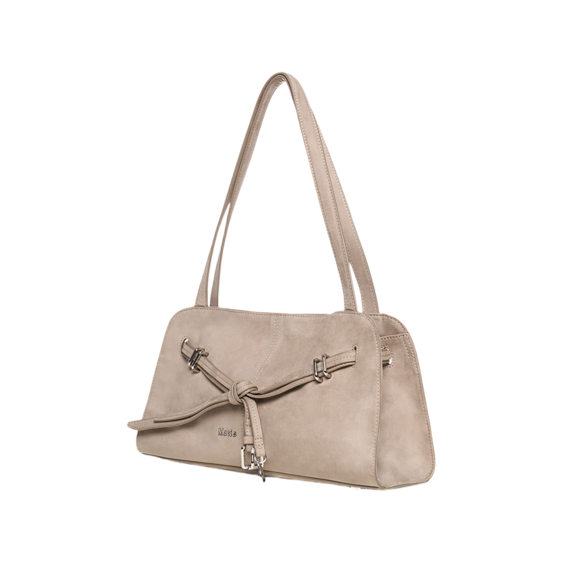 마뗑킴 드롭 테일 멜로우 숄더백 베이지(Matin Kim Drop Tail Mellow Shoulder Bag In Beige) - 2