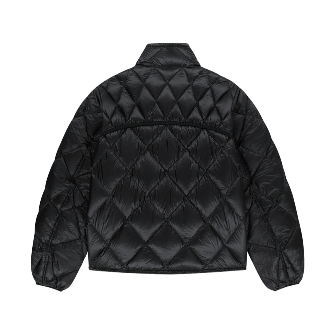 마뗑킴 믹스 퀼티드 라이트 다운 점퍼 블랙(Matin Kim Mix Quilted Light Down Jumper In Black) - 2