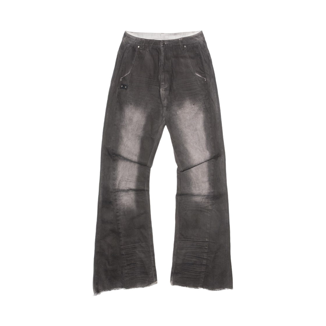 EC2603PT04BK ETCE Sotillda Washed Raw Edge Denim Black