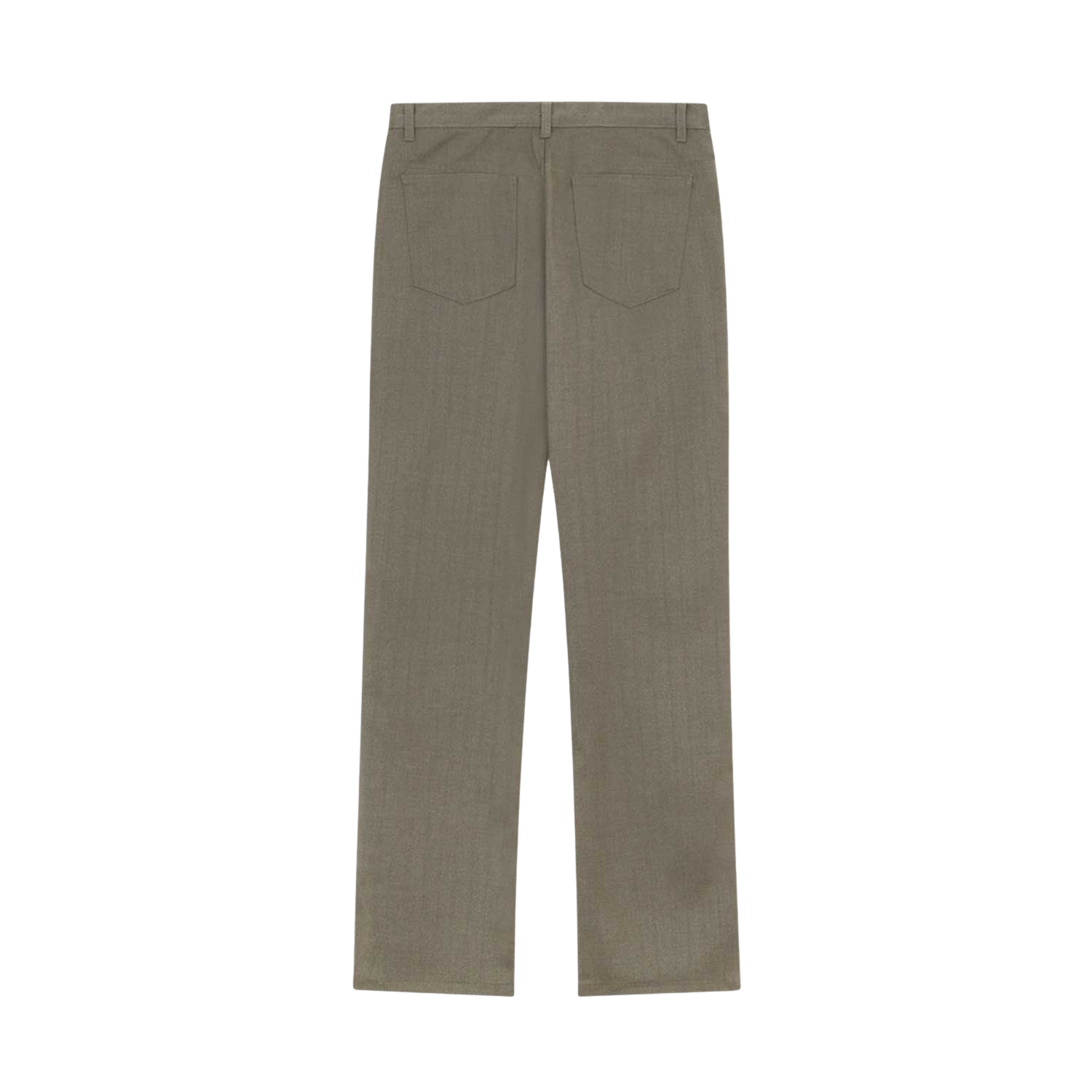 사파리스팟 슬림 핏 헤링본 팬츠 브라운(Safarispot Slim Fit Harringbone Pants Brown) - 2