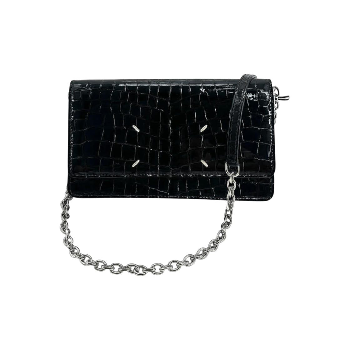ITOQ2WD7QDQ3 Maison Margiela 4Stitch Croc WOC Crossbody Bag