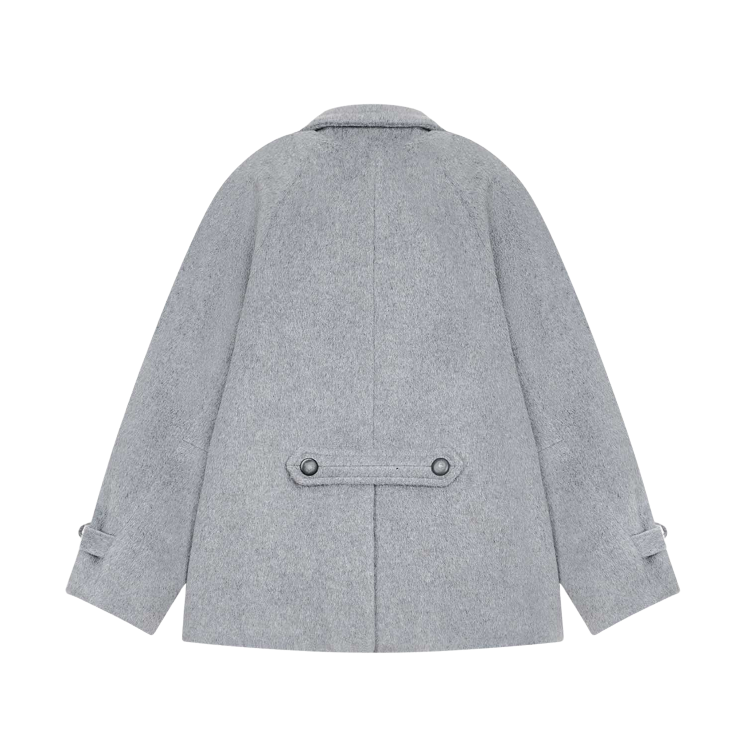사파리스팟 라운드 카라 피코트 그레이(Safarispot Round Collar Pea Coat Gray) - 2