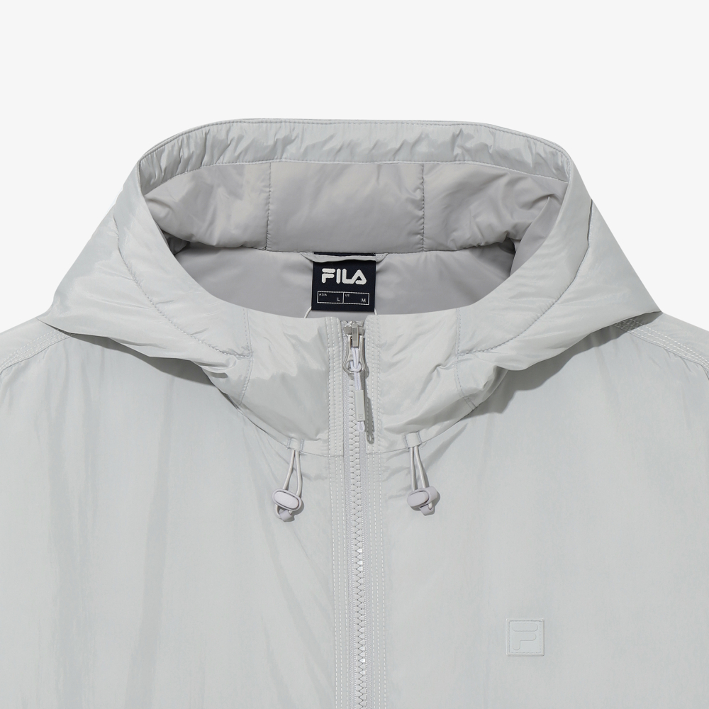 [5% 적립] 휠라 경량 후드 패딩 실버([5% 적립] FILA Lightweight Hood Puffer Jacket Silver) - 4