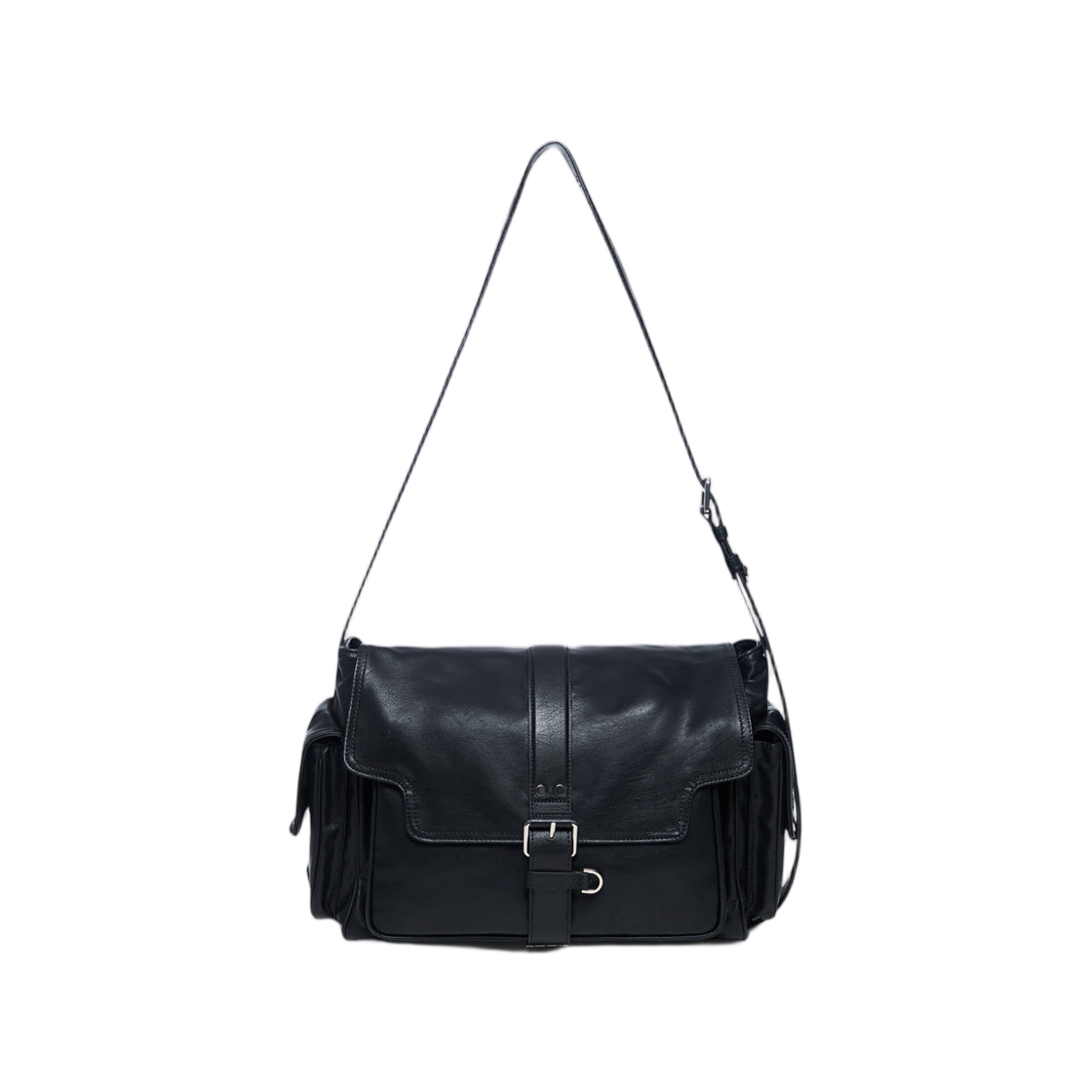 MK2677BG039MBB Matin Kim Dual Pocket Messenger Bag In Black