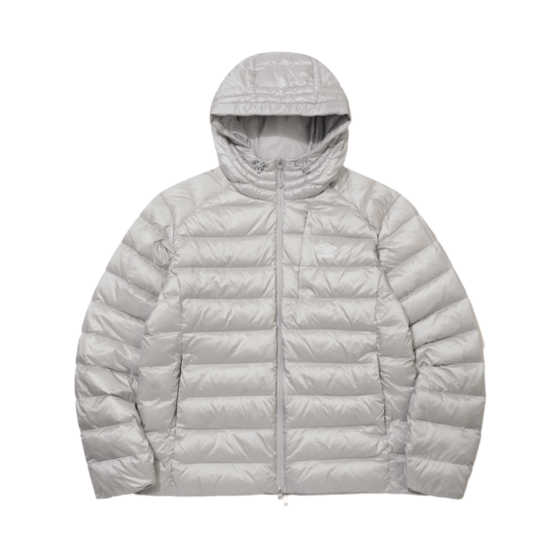엄브로 페더플렉스 2 경량 머스코비 덕 다운 자켓 라이트 그레이(Umbro Featherflex 2 Lightweight Muscovy Duck Down Jacket Light Grey)