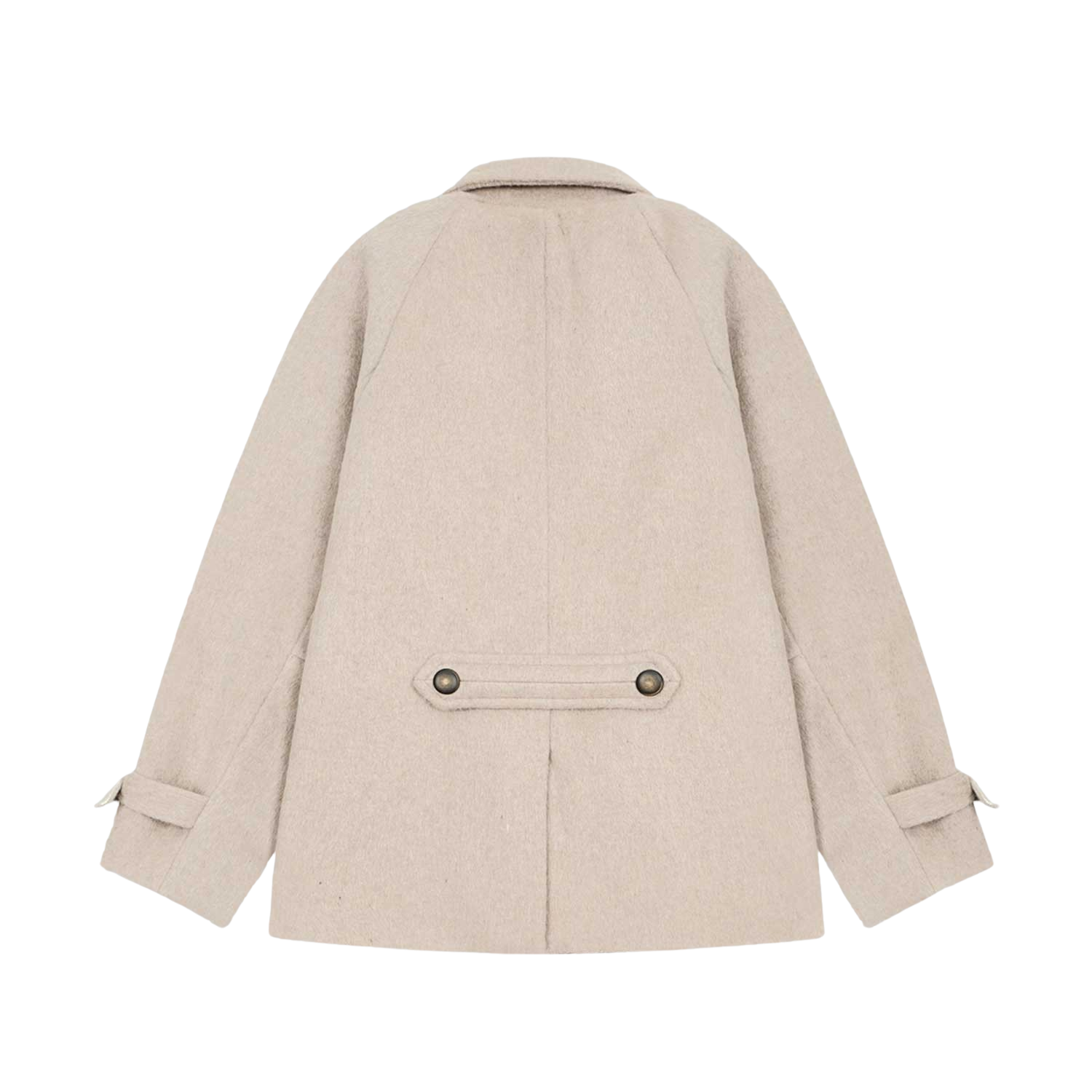 사파리스팟 라운드 카라 피코트 베이지(Safarispot Round Collar Pea Coat Beige) - 2
