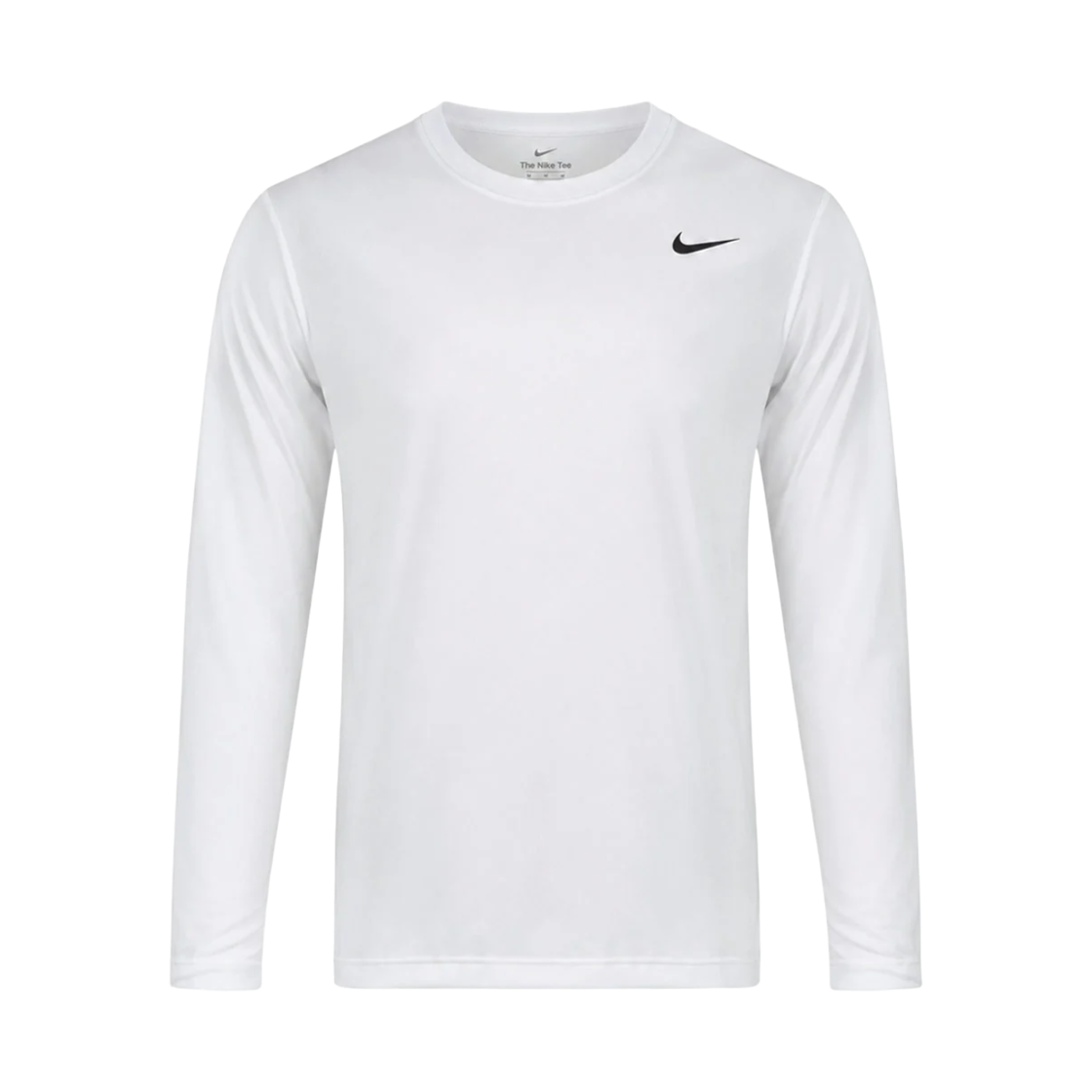 IO1428-100 Nike Flex Dri-Fit Long Sleeve Training Top White Black - Asia