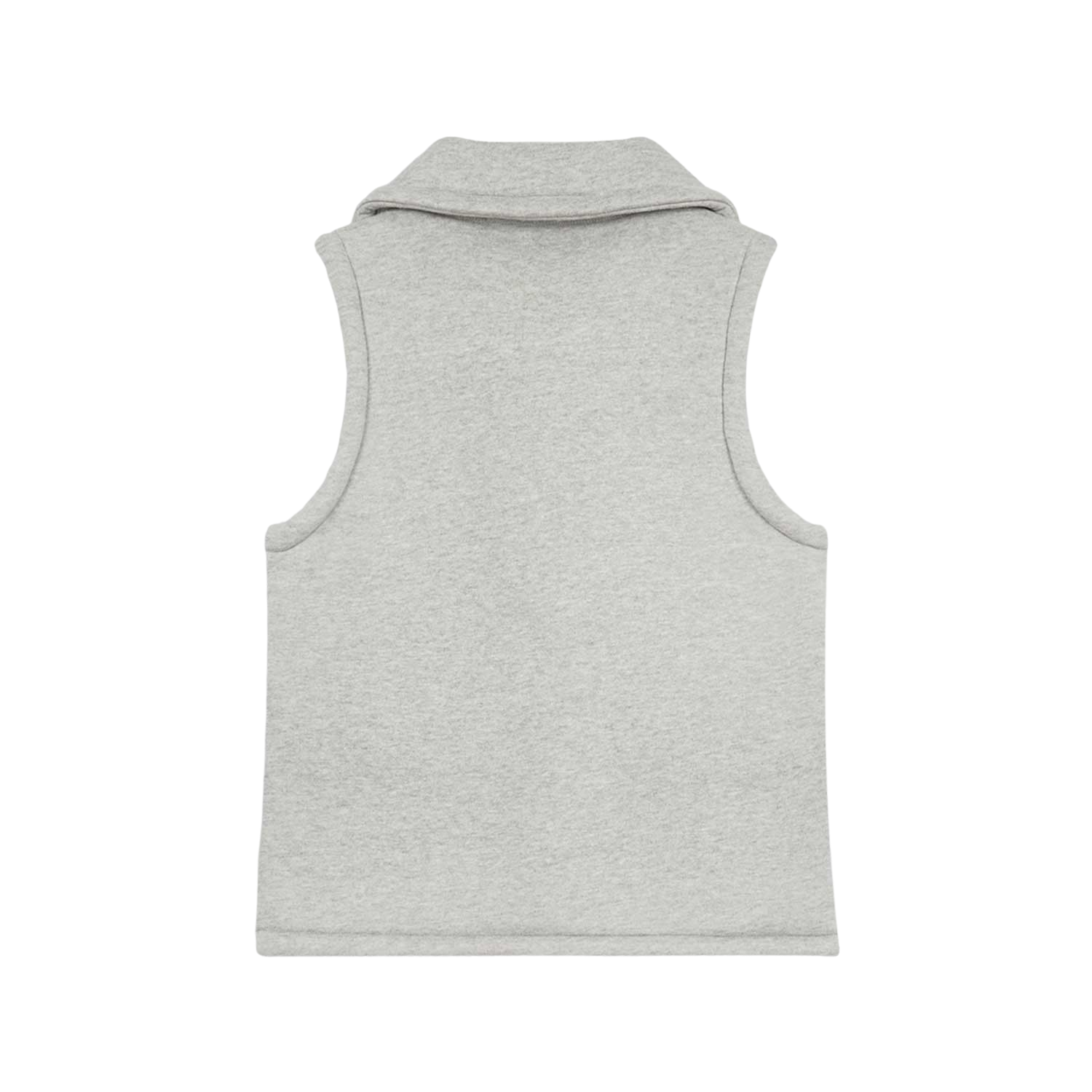 사파리스팟 라운드 카라 플리브 베스트 그레이(Safarispot Round Collar Fleeve Vest Gray) - 2