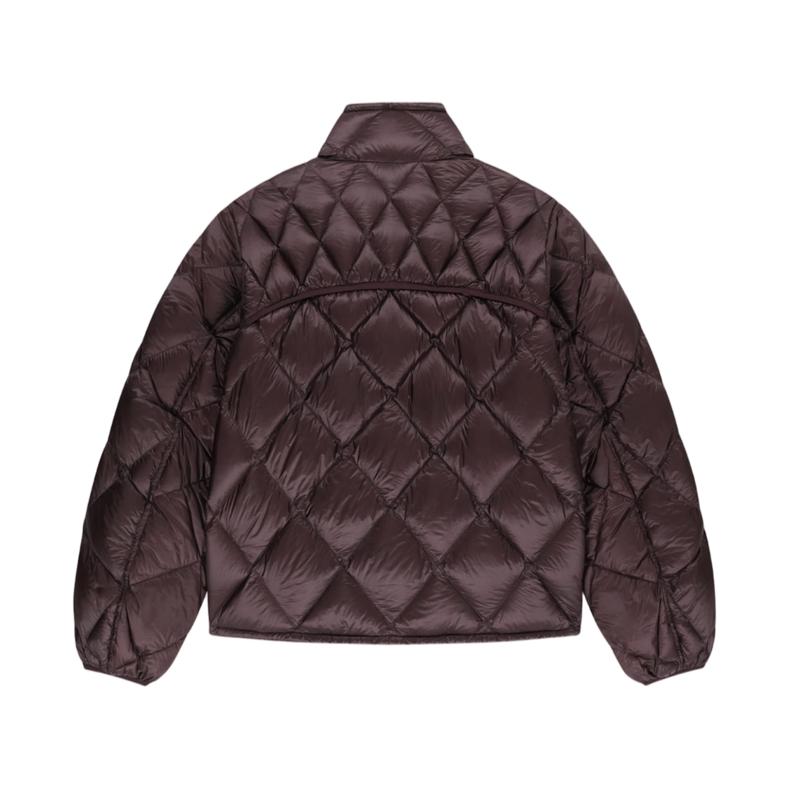 마뗑킴 믹스 퀼티드 라이트 다운 점퍼 퍼플(Matin Kim Mix Quilted Light Down Jumper In Purple) - 2