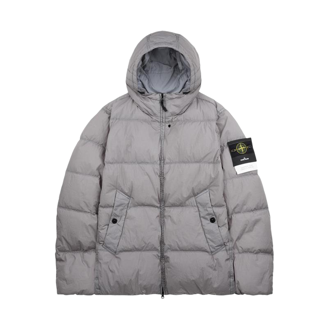 L2S154100037 S0A23 V0060 [15% 쿠폰] Stone Island 4100037 Crinkle Reps NY Wind Resistant Down Jacket with Anti Drop Gre