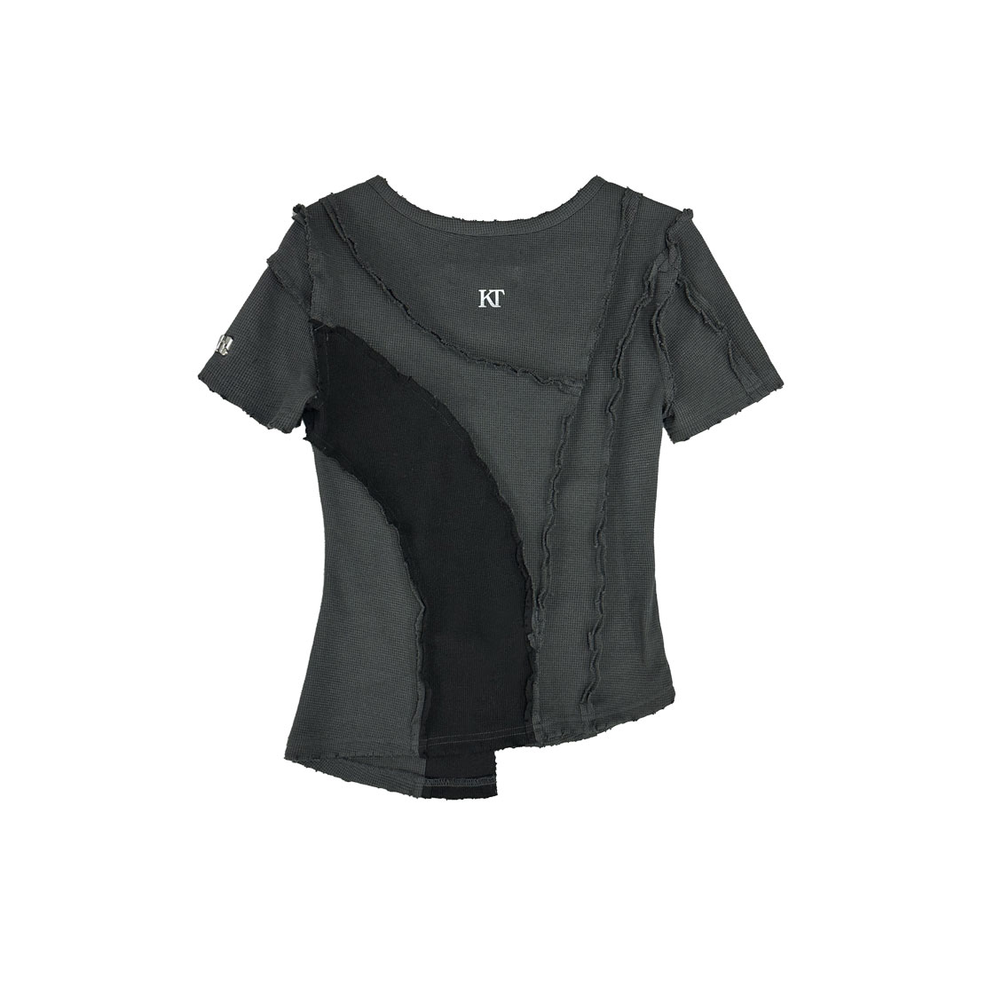 홀리넘버세븐 비대칭 레이어드 웨이브 컷 티셔츠(Holy Number 7 Asymmetric Layered Wave Cut T-Shirt) - 2