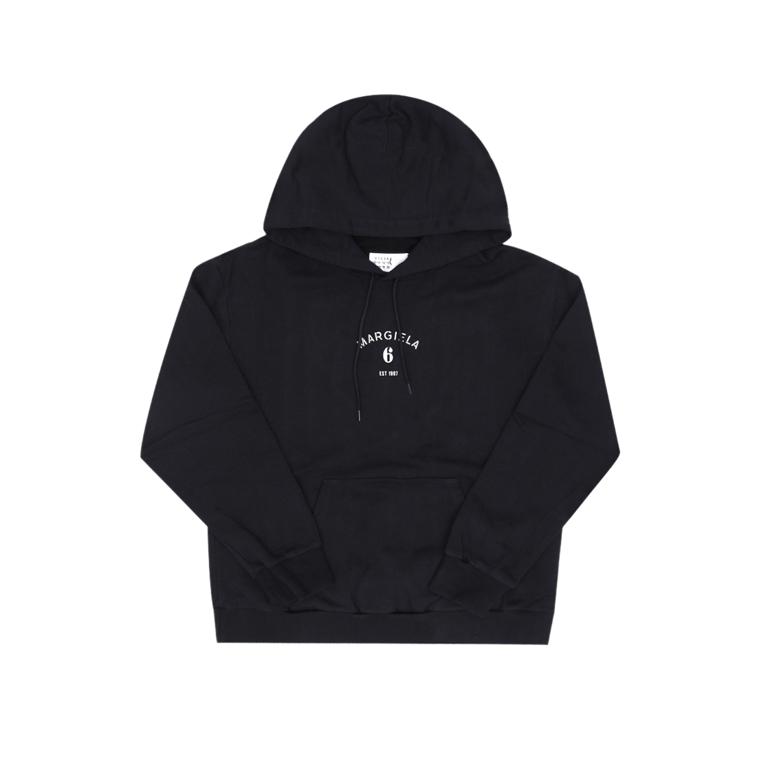 SH2GU0031 M25014 900 [15% 쿠폰] MM6 Maison Margiela Numbers Logo Hoodie Black