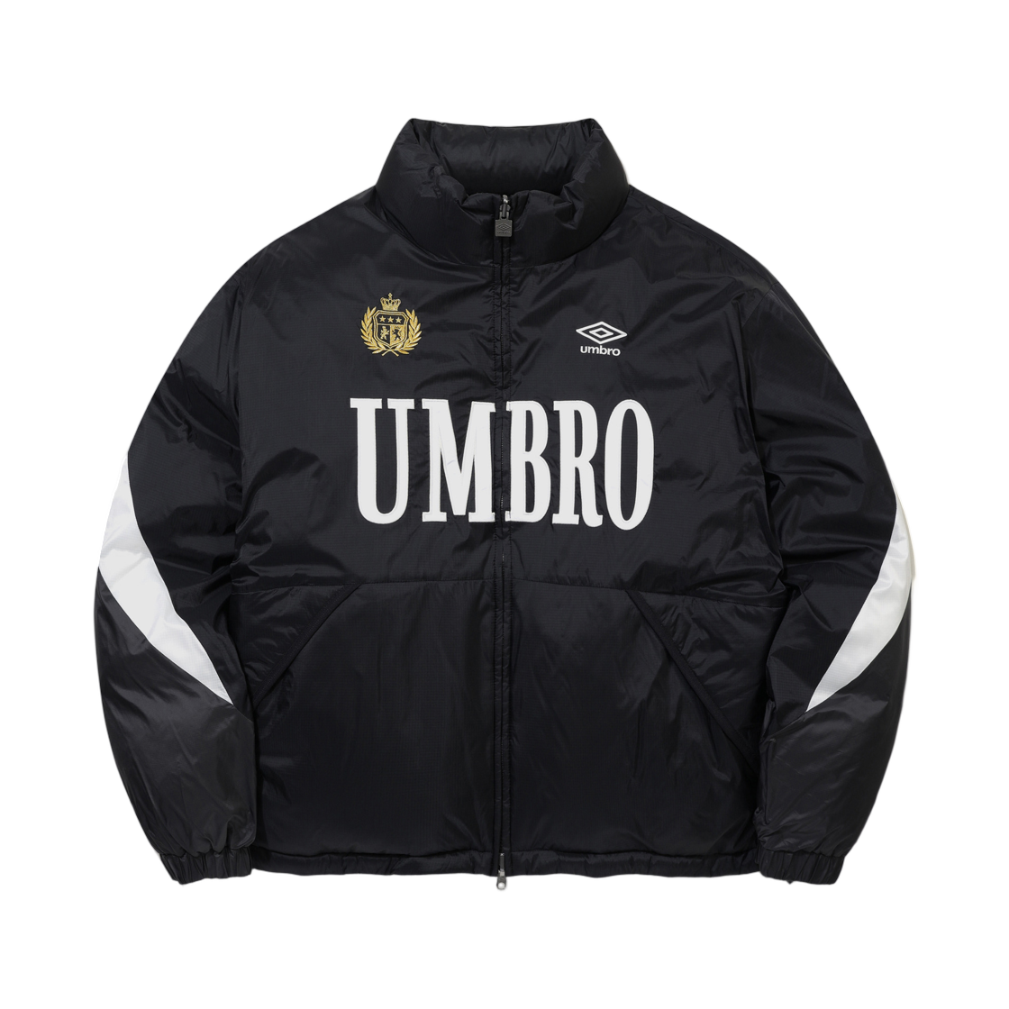 UR424CDJN3-BLK0 Umbro Signature Reversible Muscovy Duck Down Jacket Black