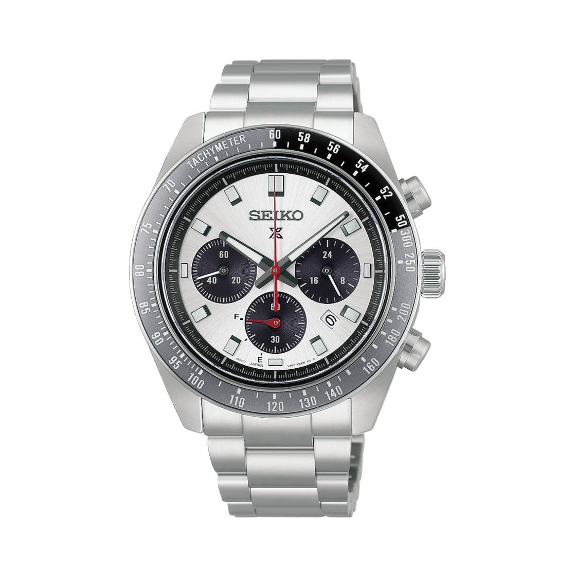 세이코 프로스펙스 스피드타이머 솔라 HBJ001 41.4mm 스테인리스 스틸 실버(Seiko Prospex Speedtimer Solar HBJ001 41.4mm Stainless Steel Silver) - 1