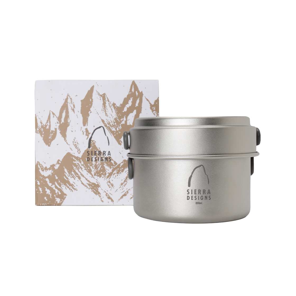 N6343SEQ41SLV SIERRA DESIGNS MOJO Titanium Pot Solo Set Silver