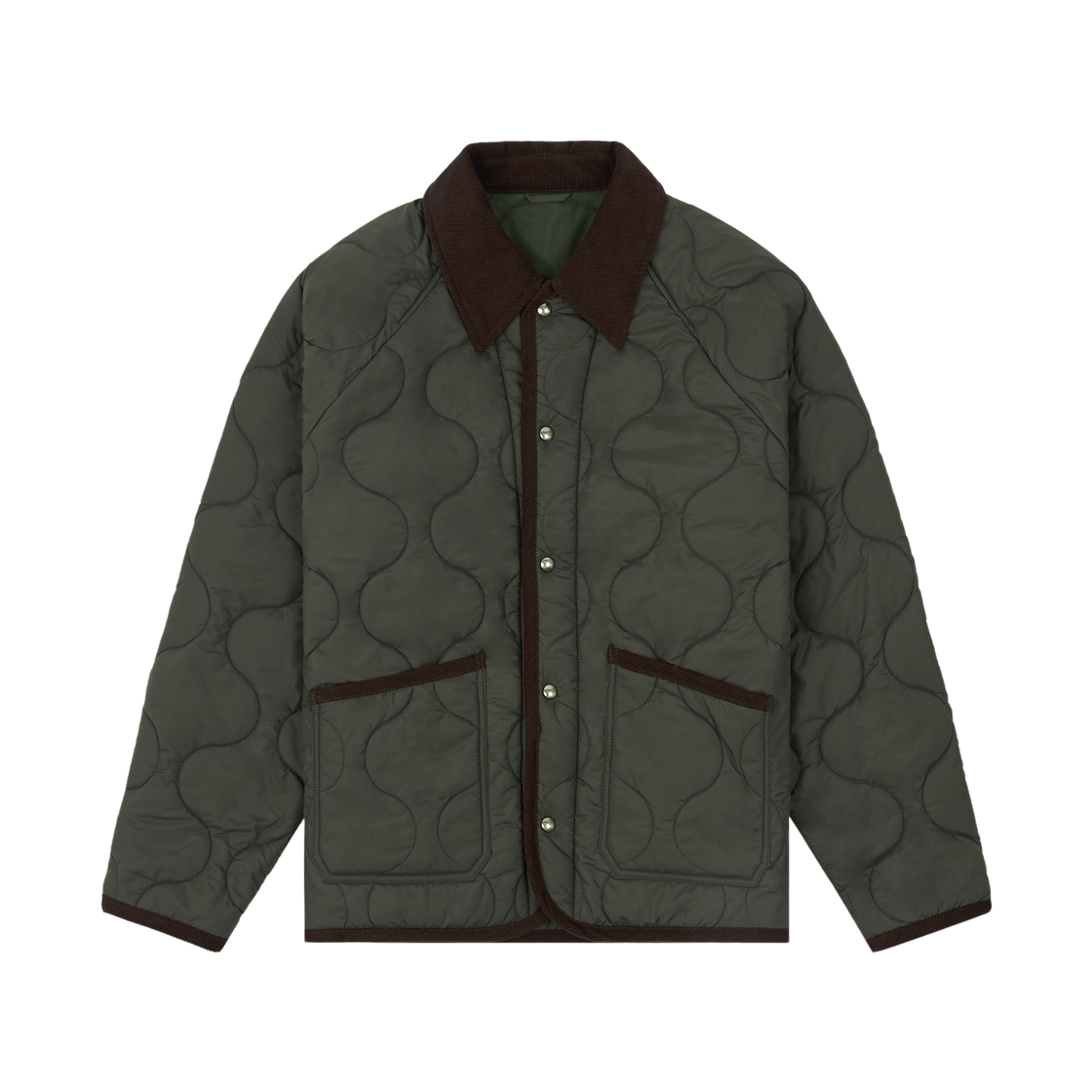 0026FROM009 STRANGER Relaxed Fit Corduroy Collar Padded Jacket