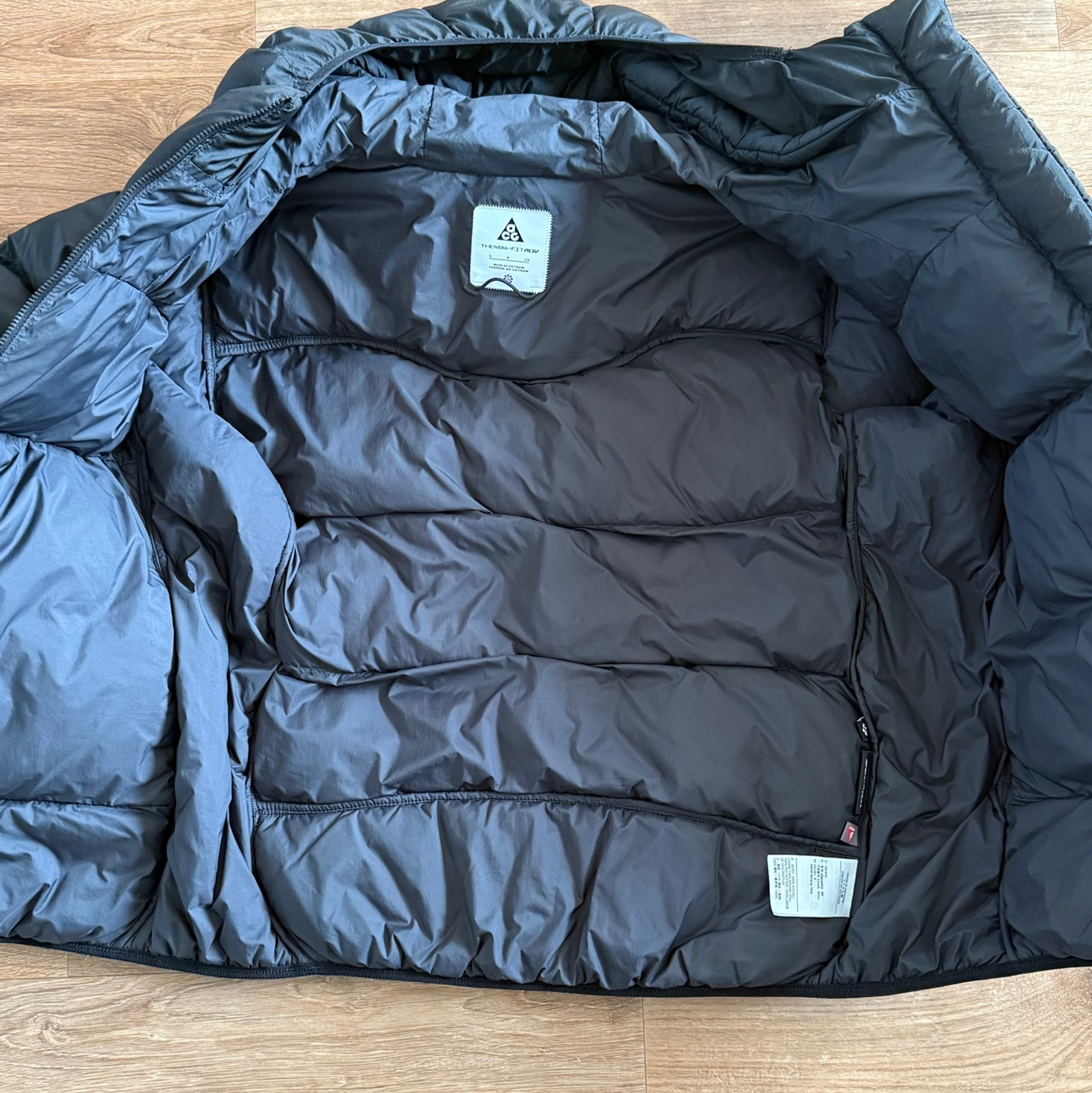 Nike ACG Therma-Fit ADV Lunar Lake Puffer Jacket Black - Asia 착용 스타일 - 3